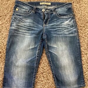 Big Star Maddie Boot Denim Shorts - Midrise - Size 29